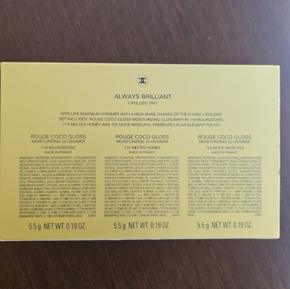 CHANEL Always Brilliant Lip Gloss Trio 2023 Gift Set Holiday Limited Edition - Picture 6 of 8